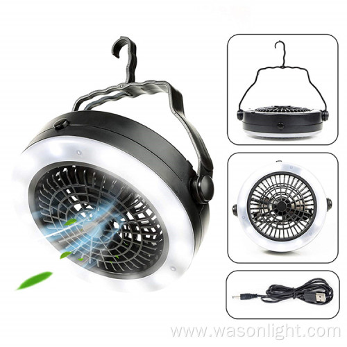 AAA Battery Operated USB Ceiling Fan Camping Light